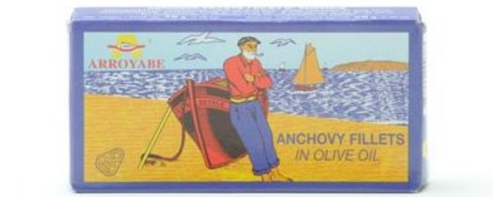 Arroyabe  Anchovy Fillets in Olive Oil 1.76 oz