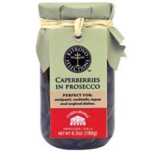 Casina Rossa  Caperberries in Prosecco 6.3 oz
