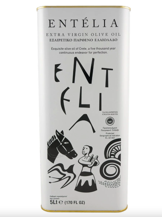 Entelia Crete Extra Virgin Olive Oil 5 Liter