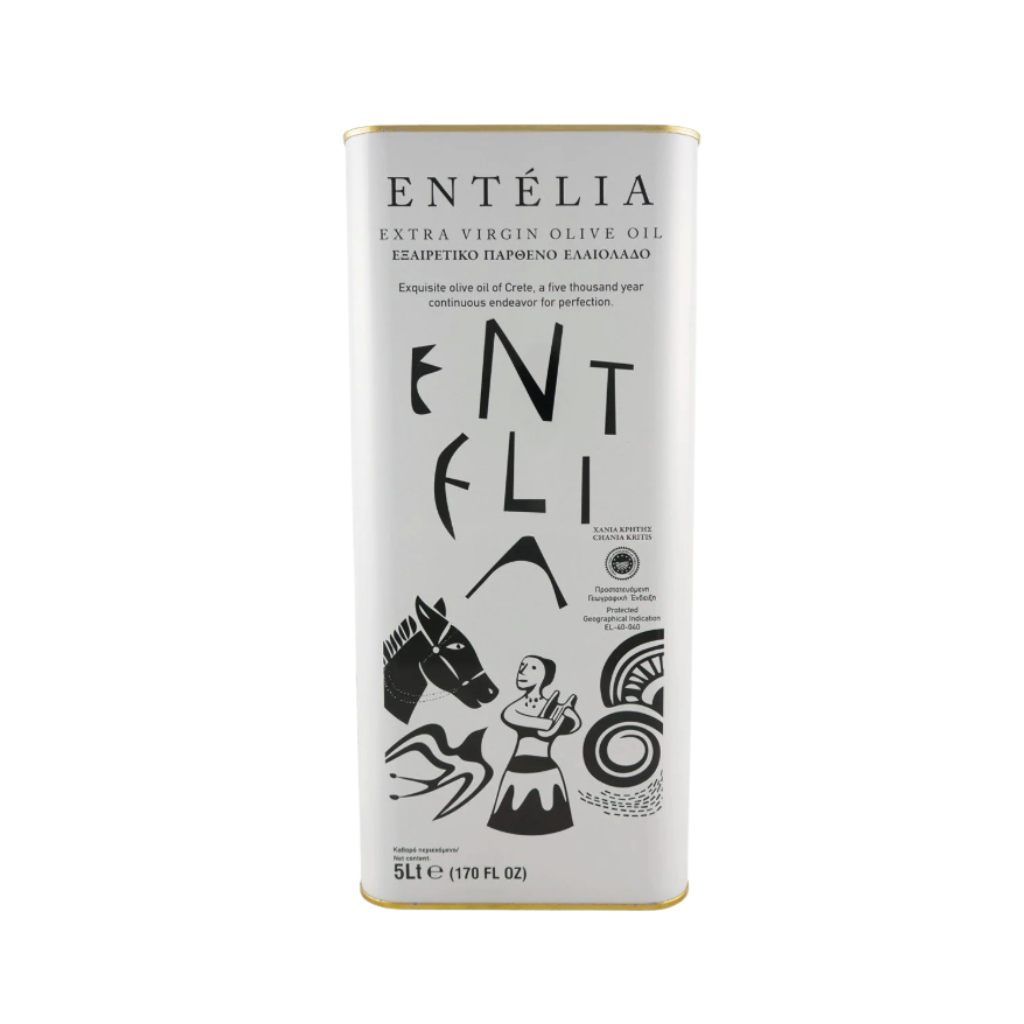 Entelia Crete Extra Virgin Olive Oil 5 Liter