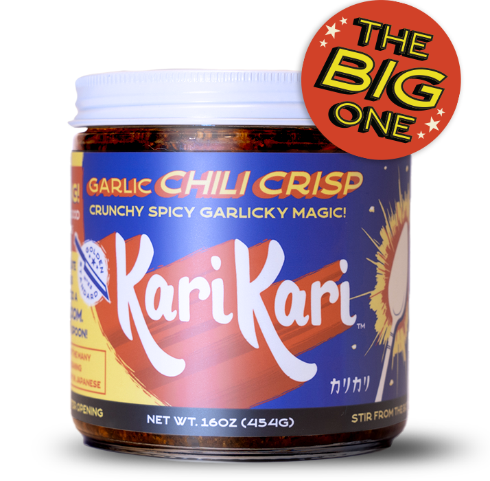 Kari Kari Garlic Chili Crisp BIG One 16 oz