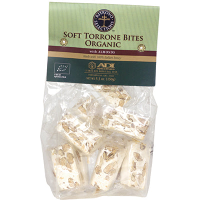 ADI Apicoltura Organic Soft Torroncini Bites with Almonds 5.3 oz